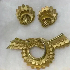 Marcel Boucher Vintage brooch and earrings set